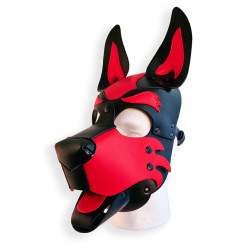 Brutus Cagoule Puppy Hood Noire et Rouge